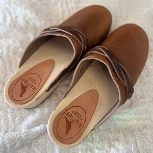 Kurier BFF low heel clogs leather size 41